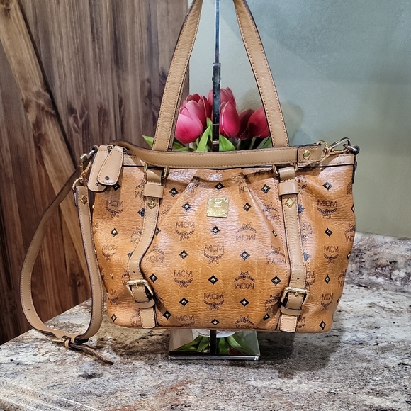 MCM Tan Leather Women's Bag